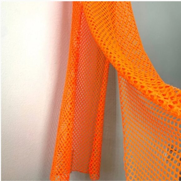 Sexy See-Through Swimsuit Cover-Up - Hollow Out Long Dress, Sleeveless - Picture 3 of 5